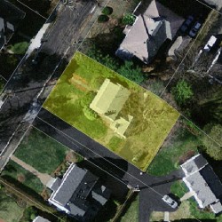 106 Glen Ave, Newton MA 02459-2080 aerial view