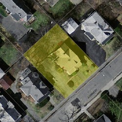 49 Judkins St, Newton MA  02460-1415 aerial view