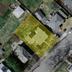 19 Churchill St, Newton MA 02460-1406 aerial view