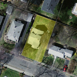 63 Charlemont St, Newton MA 02461-1909 aerial view