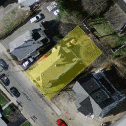 154 Chapel St, Newton MA 02458-1308 aerial view