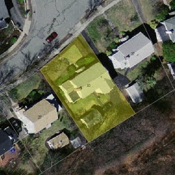 33 Chapin Rd, Newton MA  02459-1806 aerial view