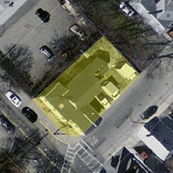 254 Adams St, Newton MA 02458-1204 aerial view