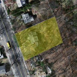 248 Winchester St, Newton MA  02461-2034 aerial view