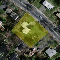 949 Dedham St, Newton MA 02459-3419 aerial view