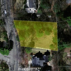 530 Chestnut St, Newton MA 02468-1206 aerial view