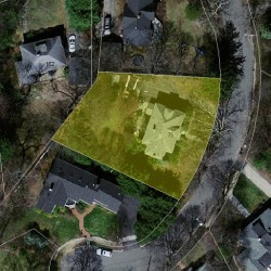 75 Crofton Rd, Newton MA 02468-2114 aerial view