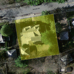 14 Mason Rd, Newton MA 02459-1506 aerial view