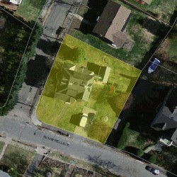 45 Hunnewell Ave, Newton MA 02458-2216 aerial view