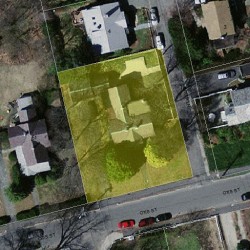 43 Otis St, Newton MA 02460-1816 aerial view