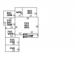 346 Otis St, Newton MA 02465-2547 floor plan