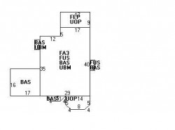 119 Parker St, Newton MA  02459-2545 floor plan