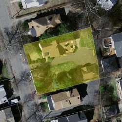 26 Aberdeen St, Newton MA  02461-1802 aerial view