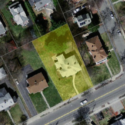 851 Watertown St, Newton MA 02465-2141 aerial view