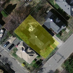 43 Churchill St, Newton MA 02460-1445 aerial view