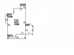 260 Adams Ave, Newton MA 02465-1504 floor plan