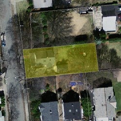 34 Owatonna St, Newton MA  02466-1411 aerial view