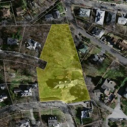 132 Farlow Rd, Newton MA  02458-2439 aerial view