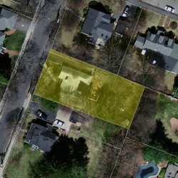 98 Beethoven Ave, Newton MA 02468-1746 aerial view