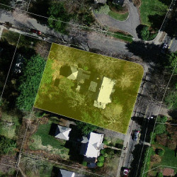 377 Waverley Ave, Newton MA 02458-2734 aerial view