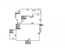 15 Morseland Ave, Newton MA 02459-1128 floor plan
