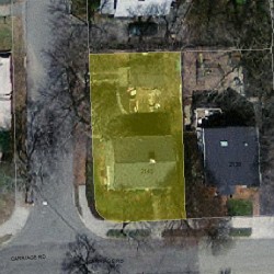 2143 Commonwealth Ave, Newton MA 02466-1912 aerial view