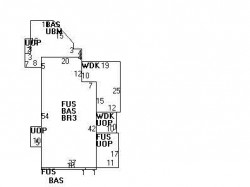 89 Windsor Rd, Newton MA 02468-1121 floor plan