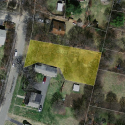 92 Staniford St, Newton MA  02466-1112 aerial view