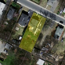 49 Adams Ave, Newton MA  02465-1001 aerial view