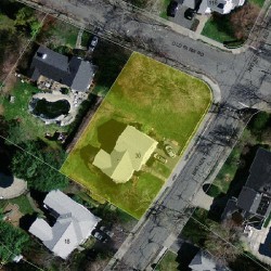 115 Old Farm Rd, Newton MA 02459-3435 aerial view