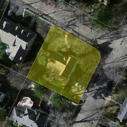 6 Whittlesey Rd, Newton MA  02459-2622 aerial view