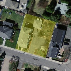 11 Cherry Pl, Newton MA 02465-1505 aerial view