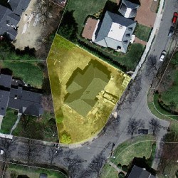 37 Gould Rd, Newton MA  02468-2120 aerial view