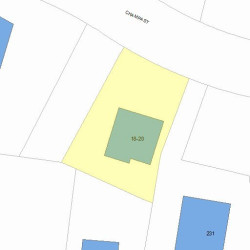 18 Champa St, Newton MA 02464-1225 plot plan