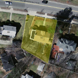 940 Commonwealth Ave, Newton MA 02459-1039 aerial view