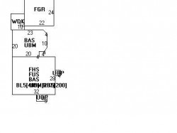 388 Parker St, Newton MA  02459-2605 floor plan