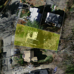 84 Eastbourne Rd, Newton MA 02459-1206 aerial view