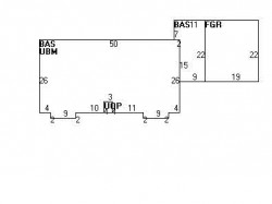 236 Adams Ave, Newton MA  02465-1504 floor plan