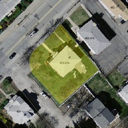 472 Watertown St, Newton MA 02460-1423 aerial view