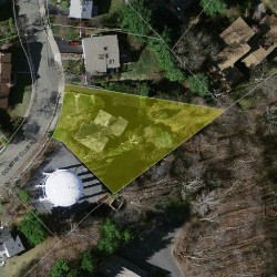 313 Country Club Rd, Newton MA  02459-3148 aerial view