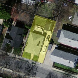 7 Dana Rd, Newton MA 02465-1144 aerial view