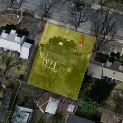 44 Barbara Rd, Newton MA 02465-1103 aerial view
