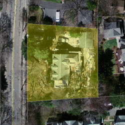 224 Chestnut St, Newton MA 02465-2929 aerial view