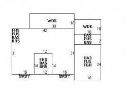 455 Waban Ave, Newton MA  02468-1334 floor plan