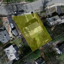 216 Varick Rd, Newton MA  02468-1841 aerial view
