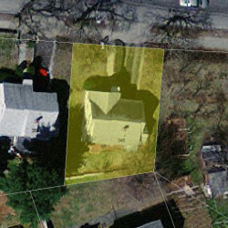 346 California St, Newton MA 02458-1054 aerial view