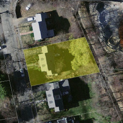 16 Olde Field Rd, Newton MA 02459-2733 aerial view