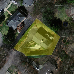 10 Lorraine Cir, Newton MA 02468-1466 aerial view