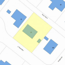 21 Tocci Path, Newton MA  02459-3718 plot plan