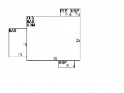 107 Eliot Ave, Newton MA  02465-1710 floor plan